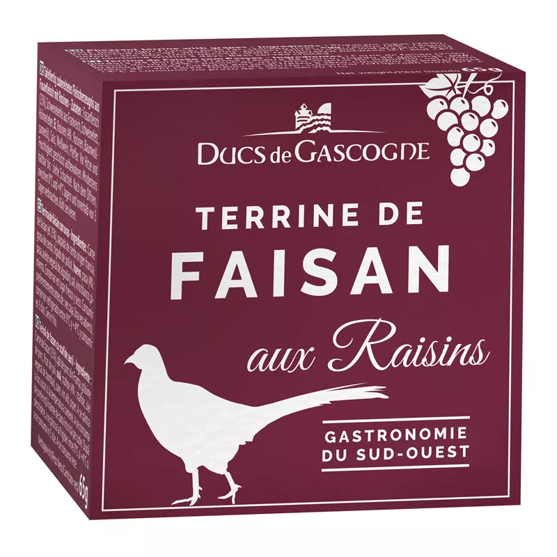 Ducs de Gascogne Pheasant Terrine with Raisins 65g