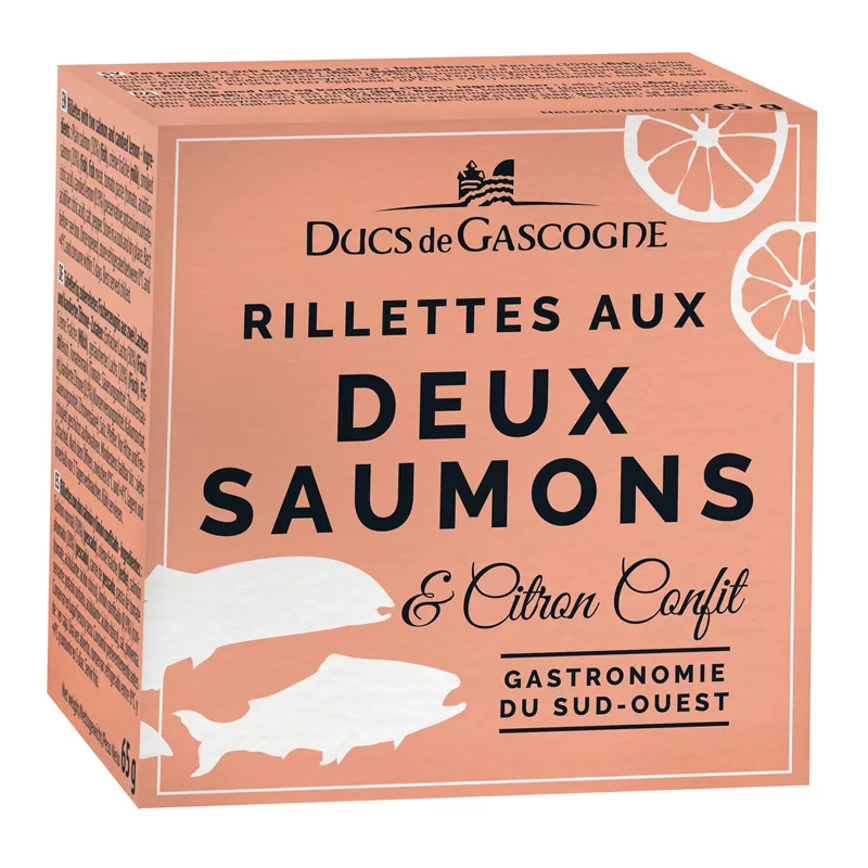 Ducs de Gascogne Salmon and Lemon Confit Rillettes 65g