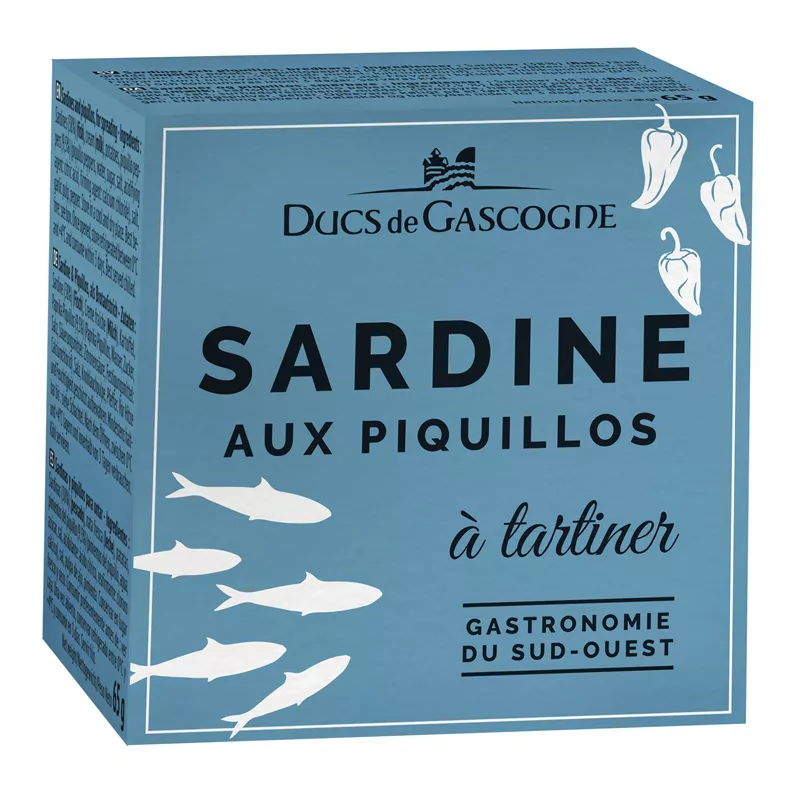 Ducs de Gascogne Sardines Terrine with Piquillo Peppers 65g