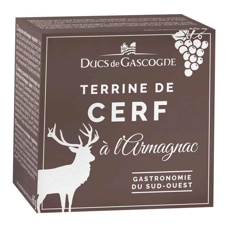 Ducs de Gascogne Stag Terrine with Armagnac 65g