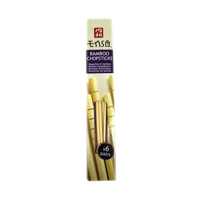 Enso Bamboo Chopsticks 6 Pairs