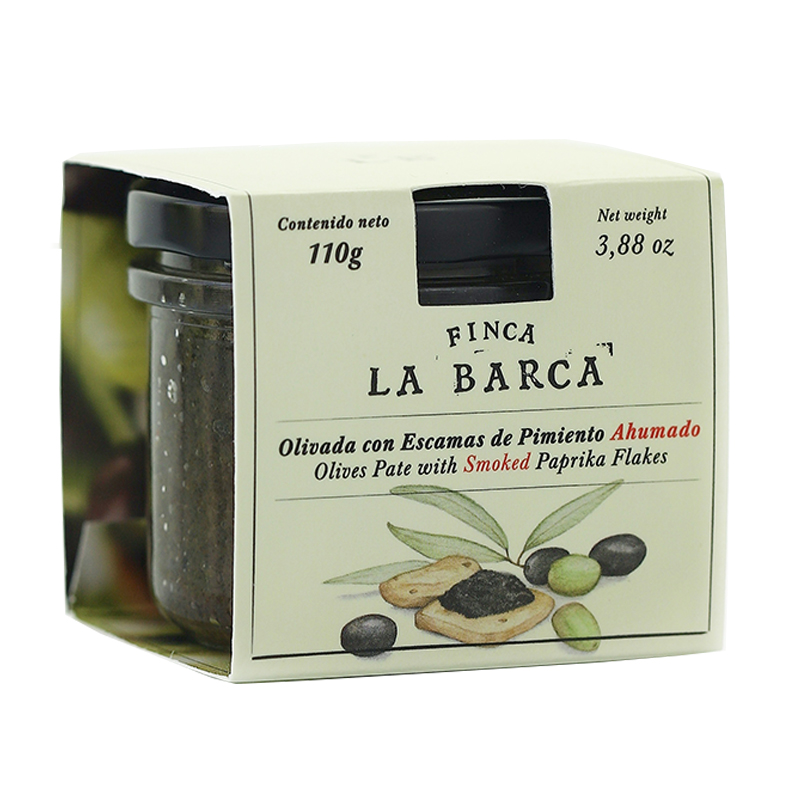 Finca La Barca Olives Pâté with Smoked Paprika Flakes 110g