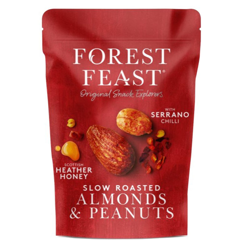 Forest Feast Almonds and Peanuts with Honey and Chilli 120g