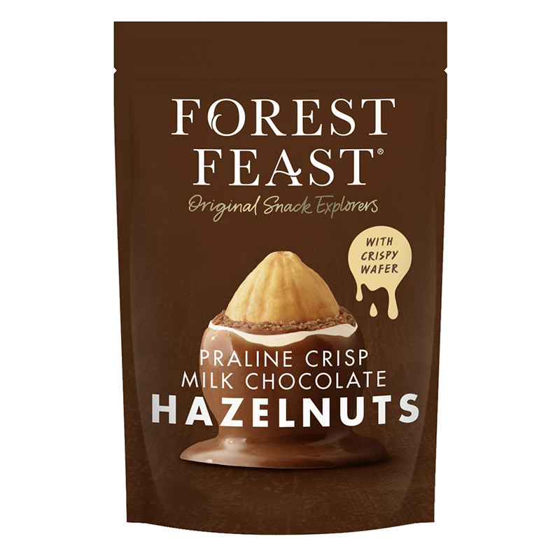 Forest Feast Hazelnuts Milk Chocolate Crunchy Praline 120g