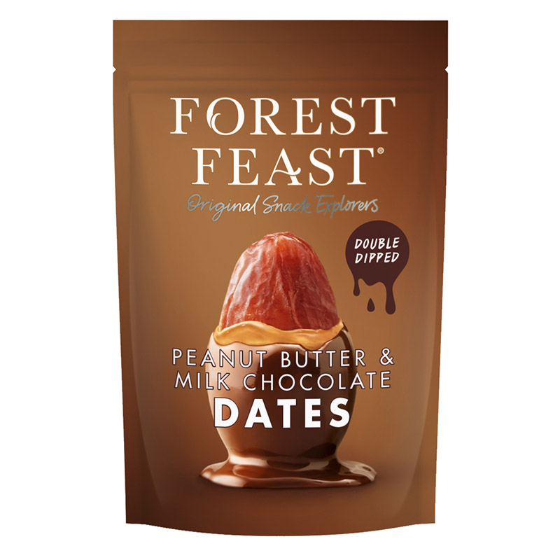 Forest Feast Peanut Butter Milk Chocolate Dates 140g