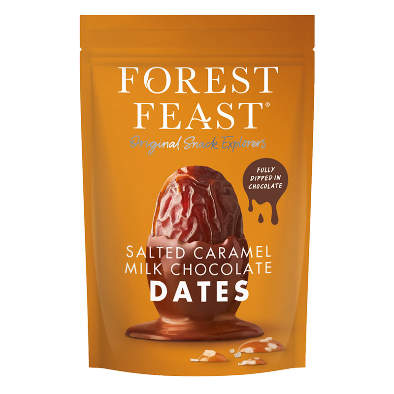 Forest Feast Salted Caramel Milk Chocolate Dates 140g