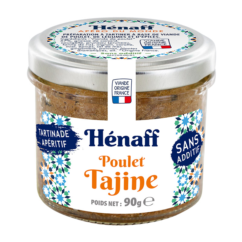 Hénaff Chicken Spread Tajine 90g