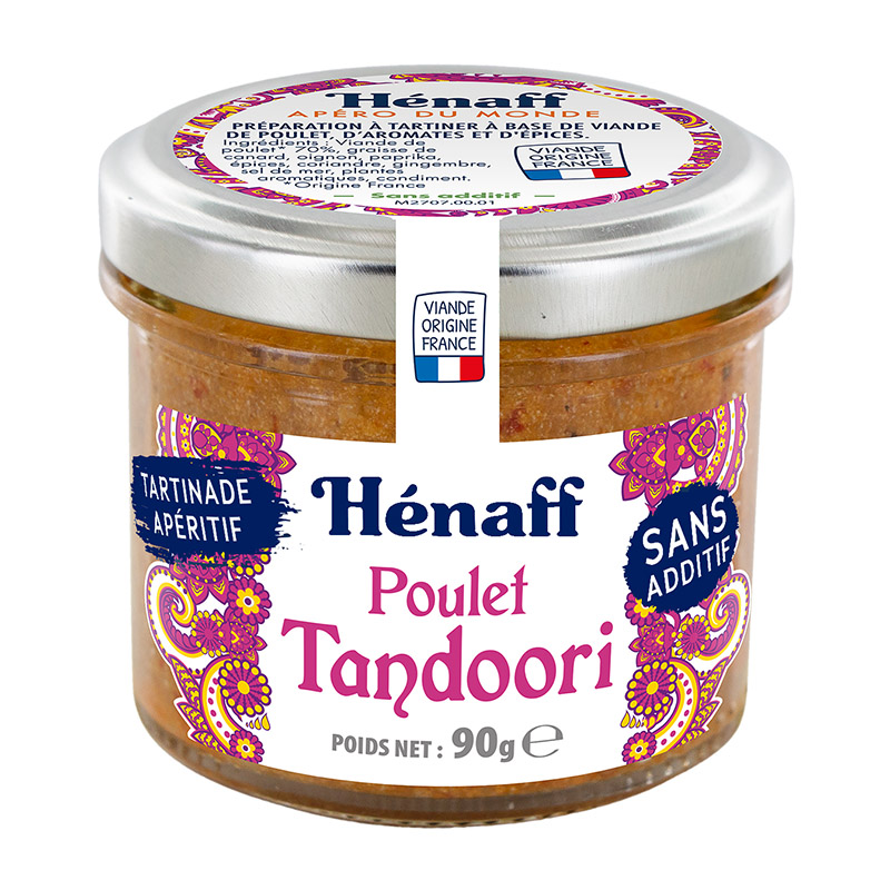 Hénaff Chicken Spread Tandoori 90g