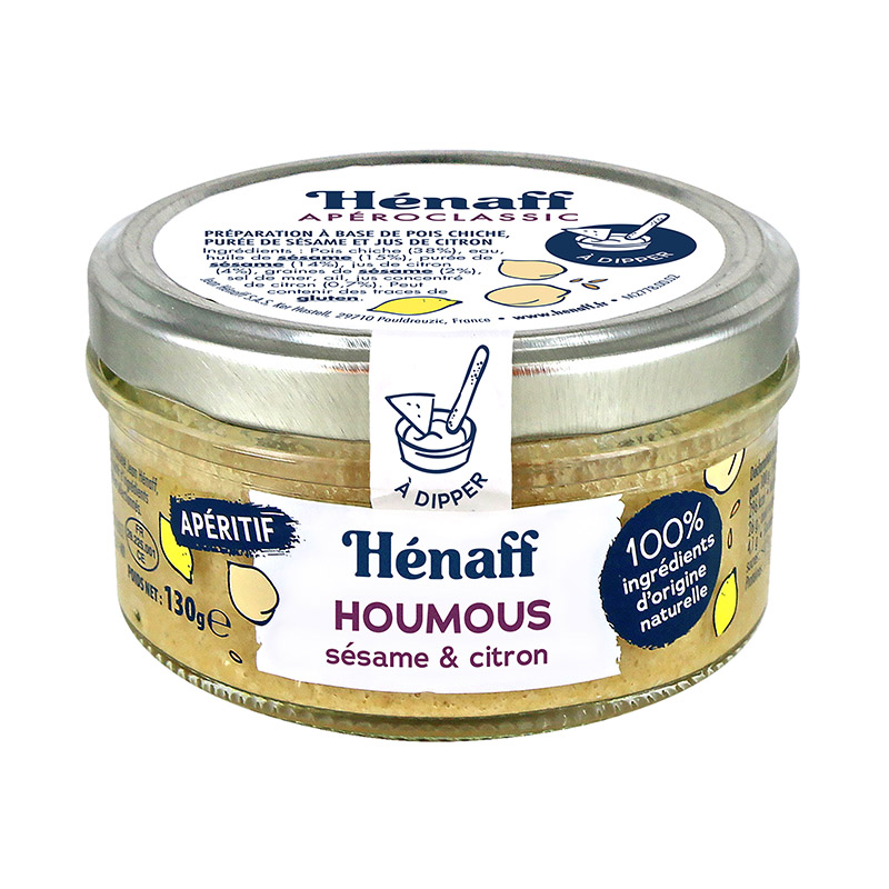 Hénaff Chickpeas, Sesame and Lemon Juice Dip 130g