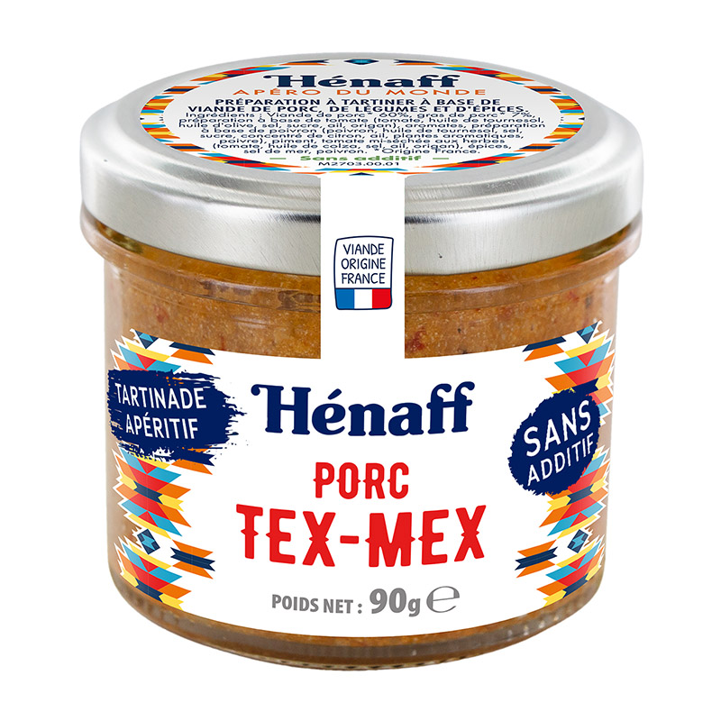 Hénaff Pork Spread Tex-Mex 90g