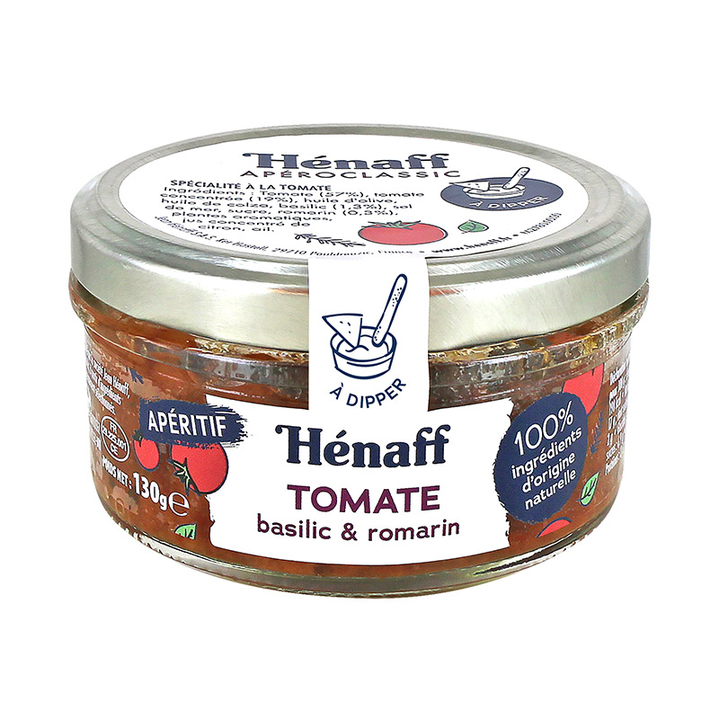 Hénaff Tomato, Basil and Rosemary Dip 130g