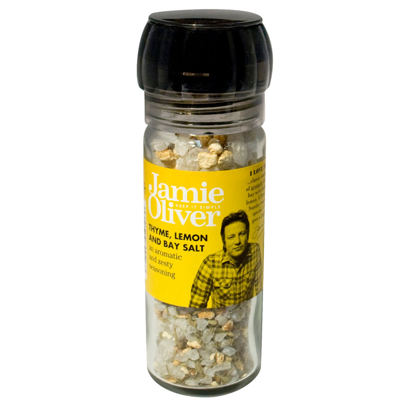 Jamie Oliver Thyme Lemon and Bay Salt Grinder 70g