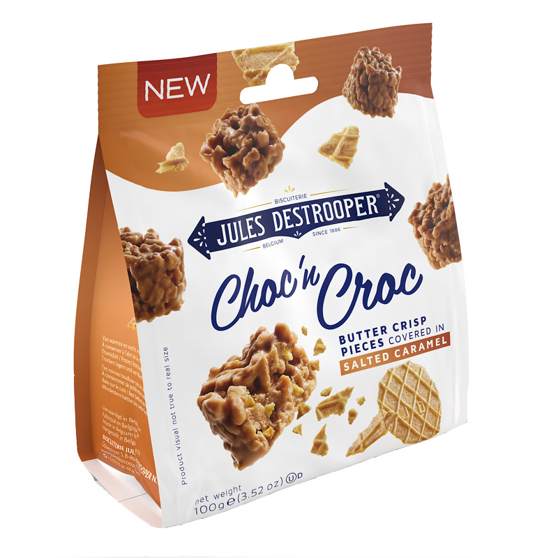 Jules Destrooper Salted Caramel Choc'n Croc 100g