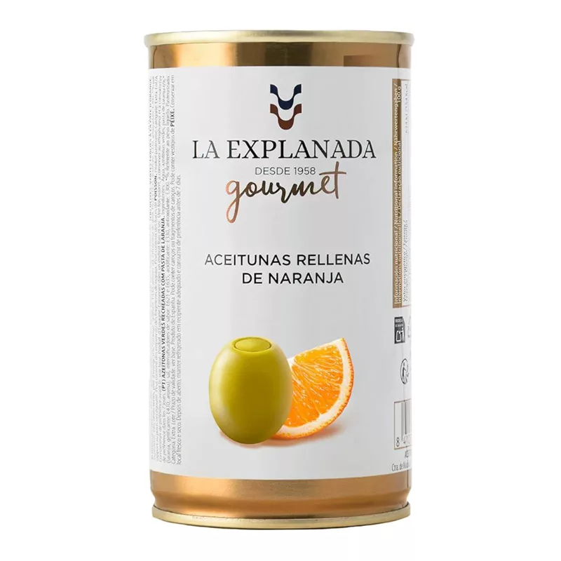 La Explanada Orange Stuffed Manzanilla Olives 350g