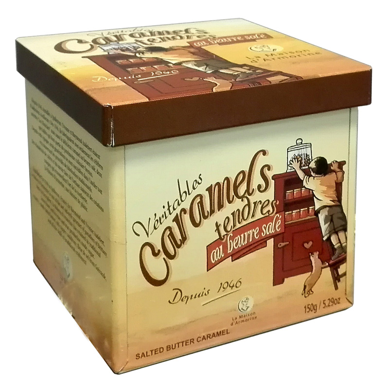 La Maison Armorine Salted Caramel Retro Gift Tin 150g