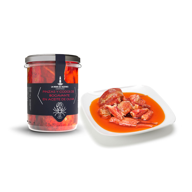 La Mar de Tazones Blue Lobster Meat in Olive Oil 145g