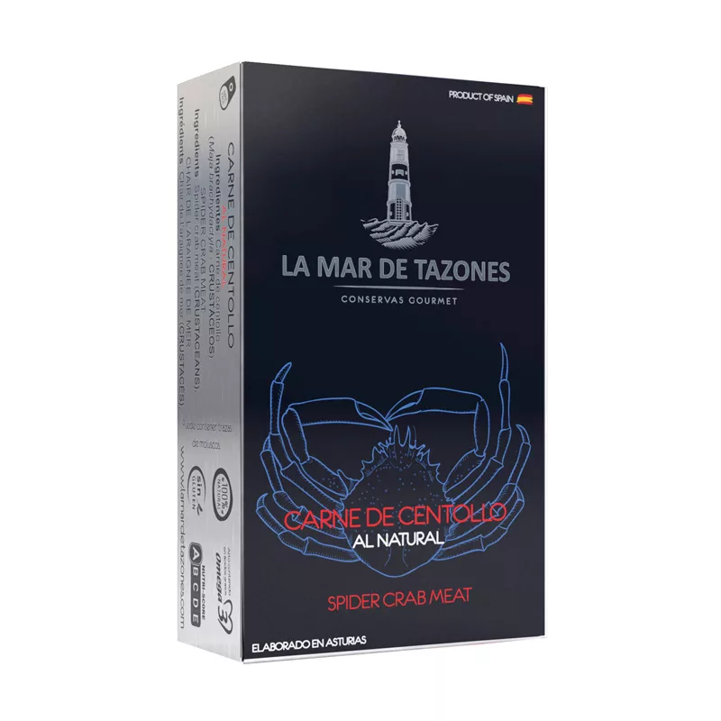 La Mar de Tazones Spider Crab Meat in Brine 120g