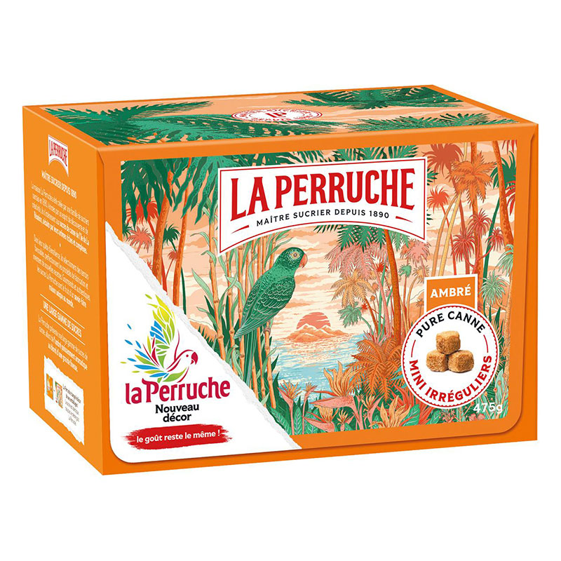 La Perruche Brown Cane Sugar Mini Cubes 475g