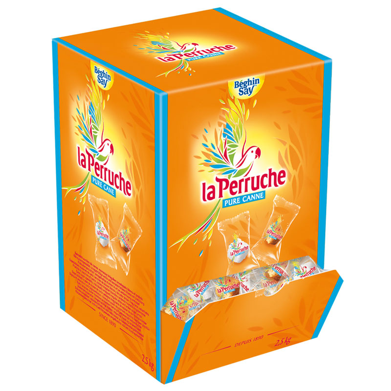 La Perruche Cane Sugar Assorted Irregular Cubes 2.5kg