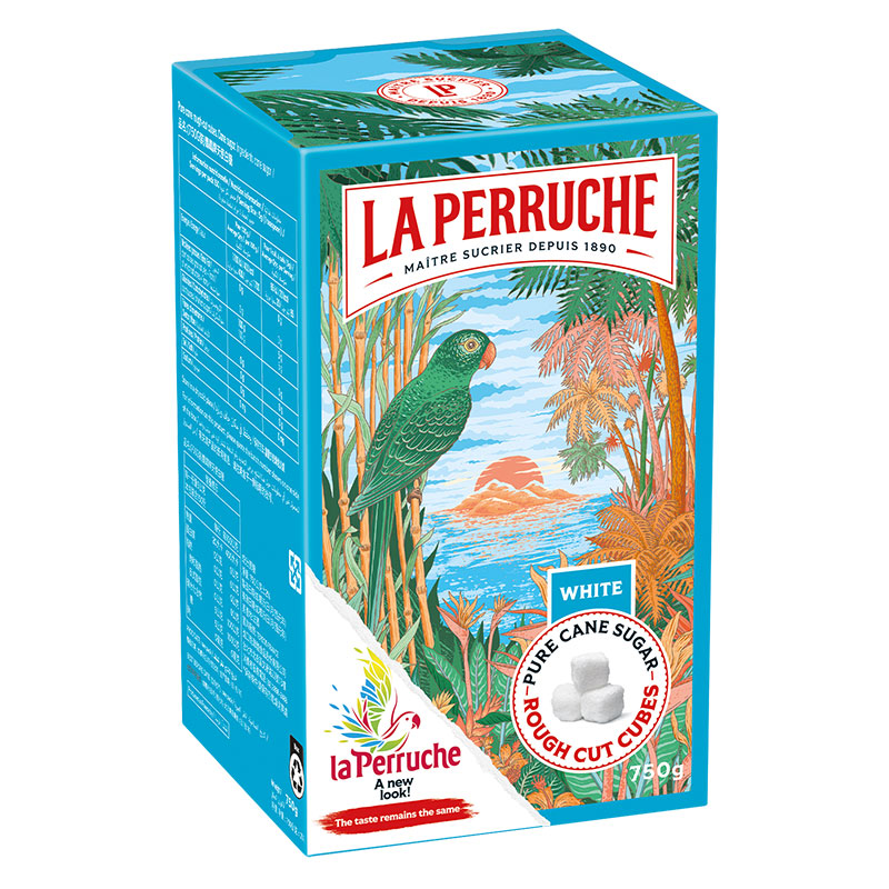 La Perruche White Cane Sugar Irregular Cubes 750g