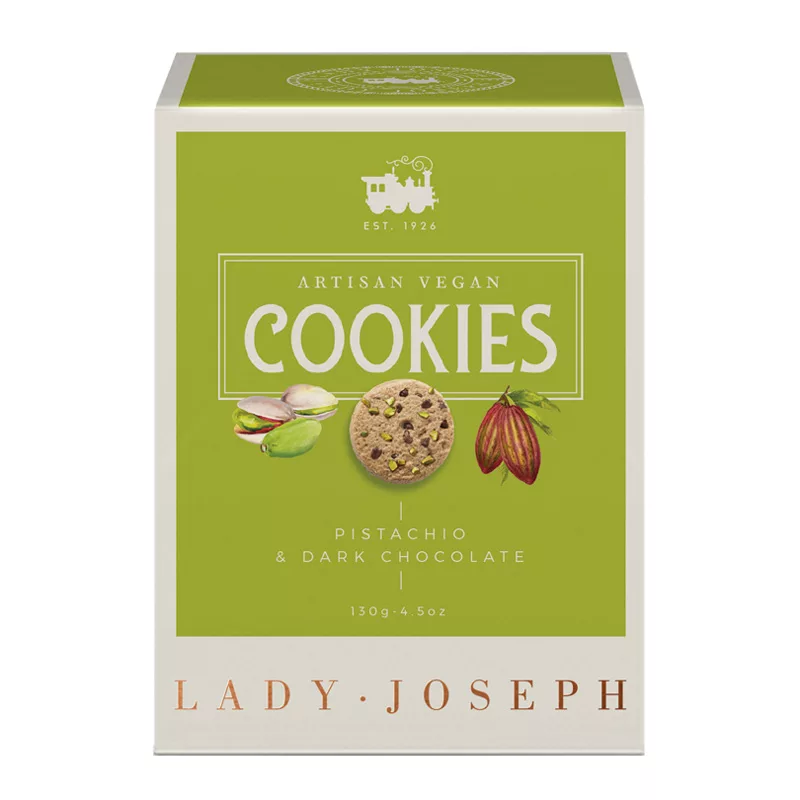 Lady Joseph Pistachio & Dark Chocolate Cookies 130g