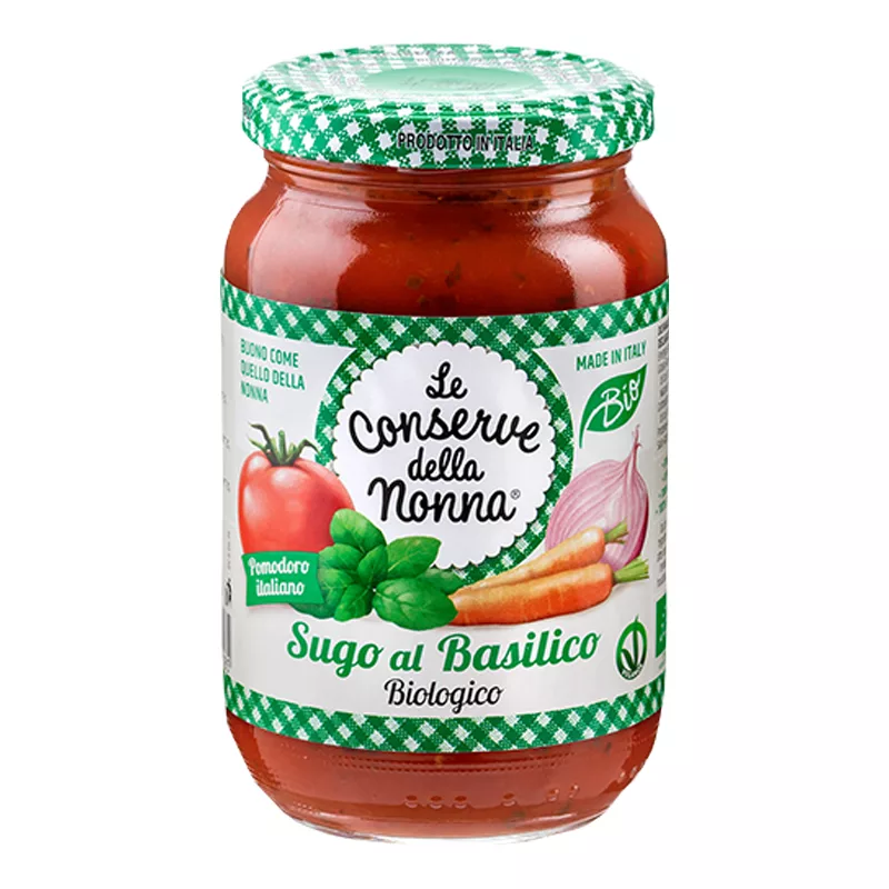 Le Conserve della Nonna Organic Tomato and Basil Sauce 350g