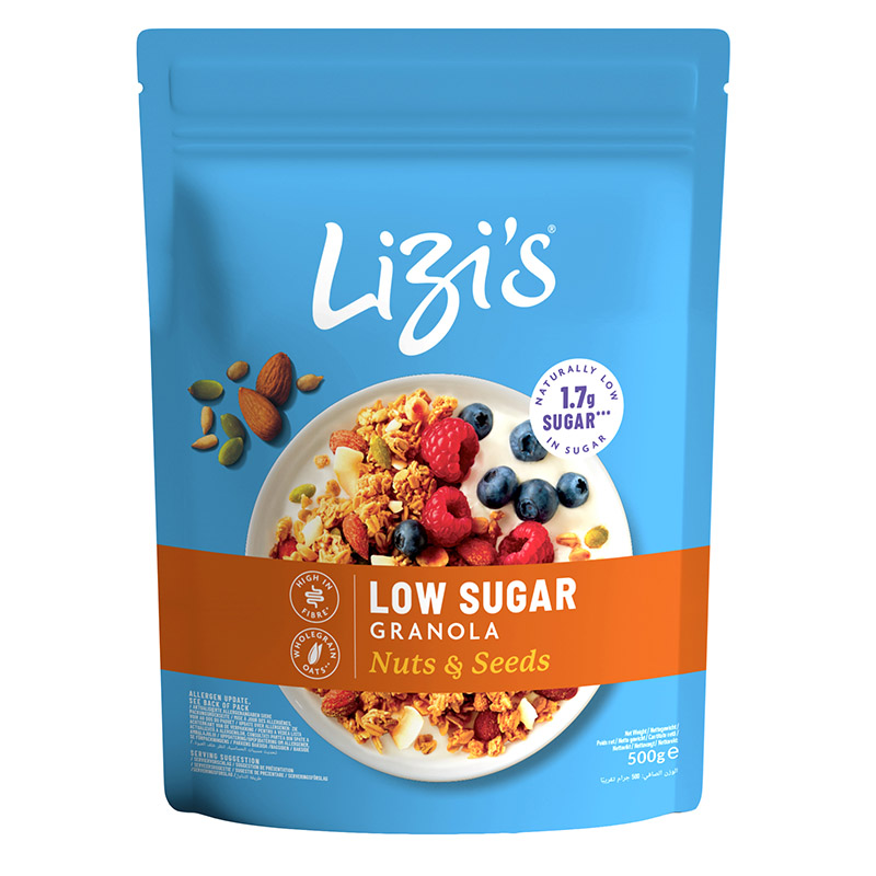 Lizis Low Sugar Granola 500g