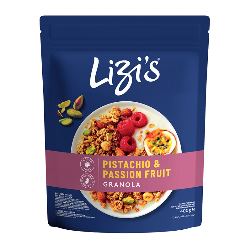 Lizis Passionfruit Pistachio Granola 400g