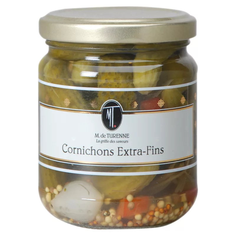M. de Turenne Extra-Fine Gherkins 200g