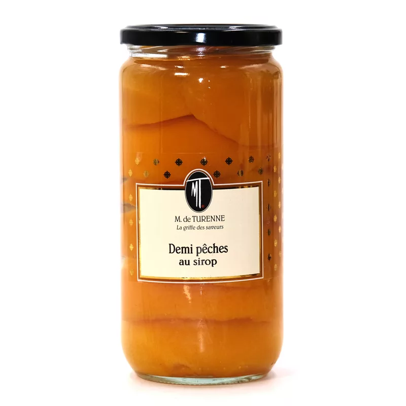 M. de Turenne Half Peaches in Syrup 700g