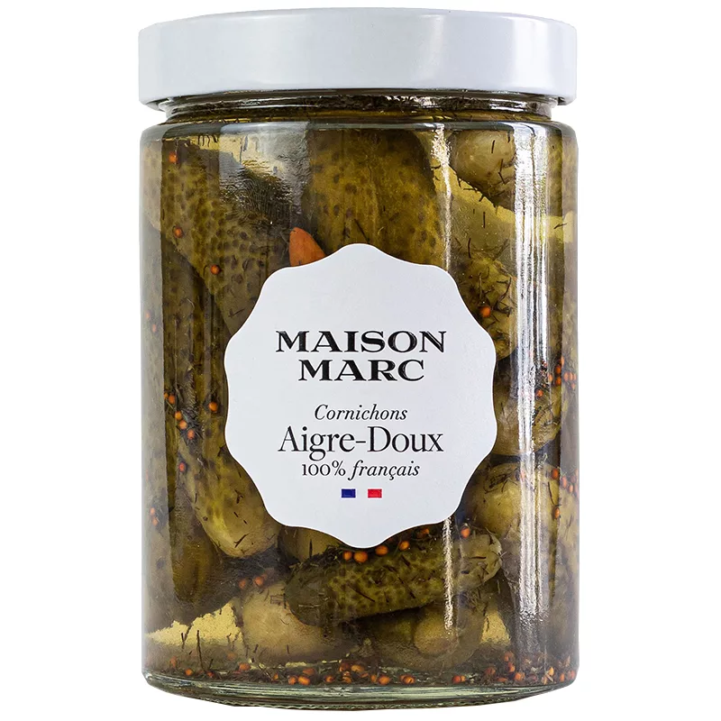 Maison Marc Bittersweet Gherkins 540g