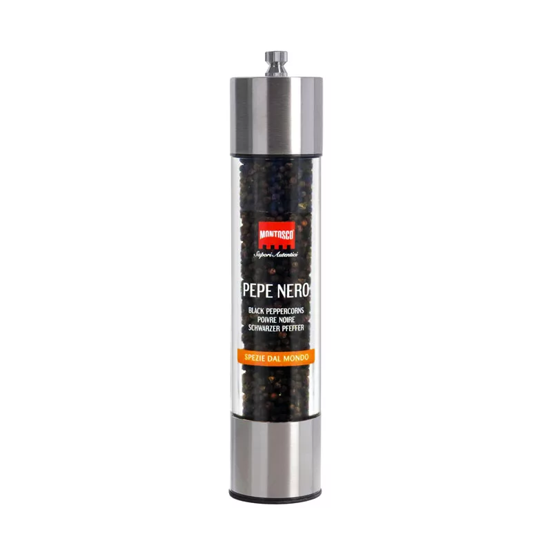 Montosco Black Peppercorns Medium Grinder 125g