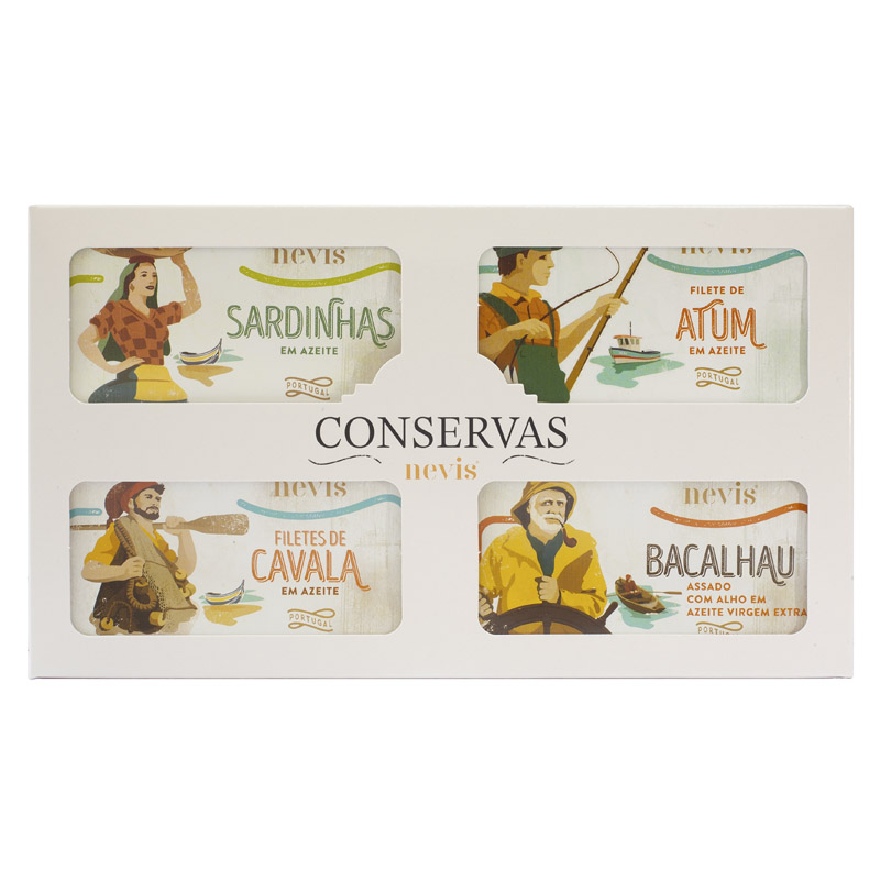 Nevis Canned Fish Set No. 11 Premium 4x120g