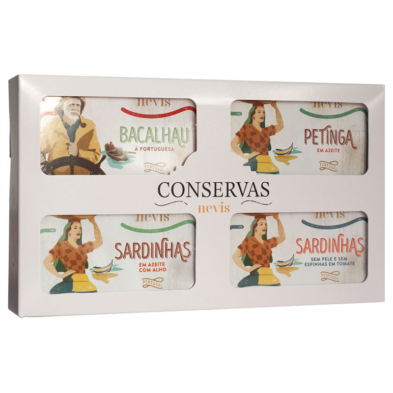 Nevis Canned Fish Set No05 Specialities 4x120g