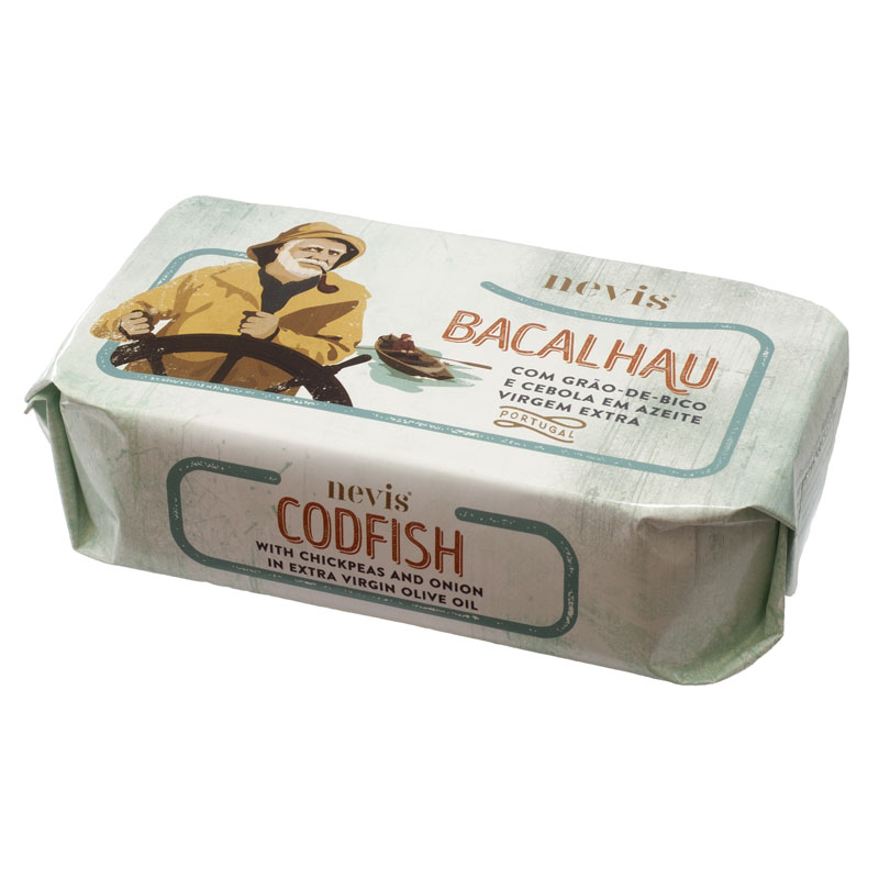 Nevis Codfish with Chickpeas and Onion in Extra Virgin Olive Oil 120g