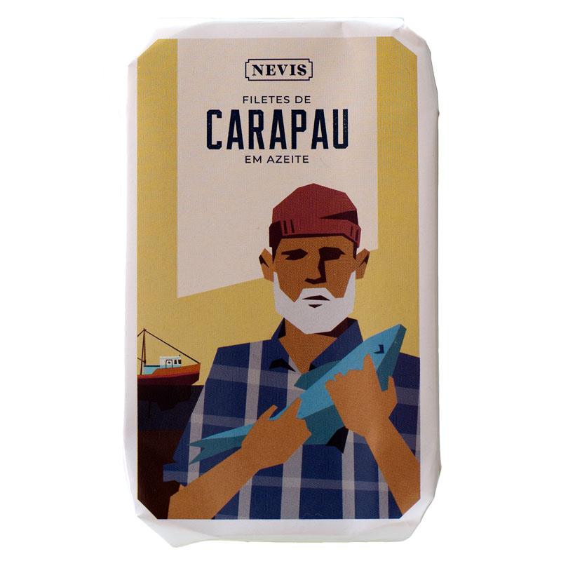 Nevis Horse Mackerel Fillets in Olive Oil 120g