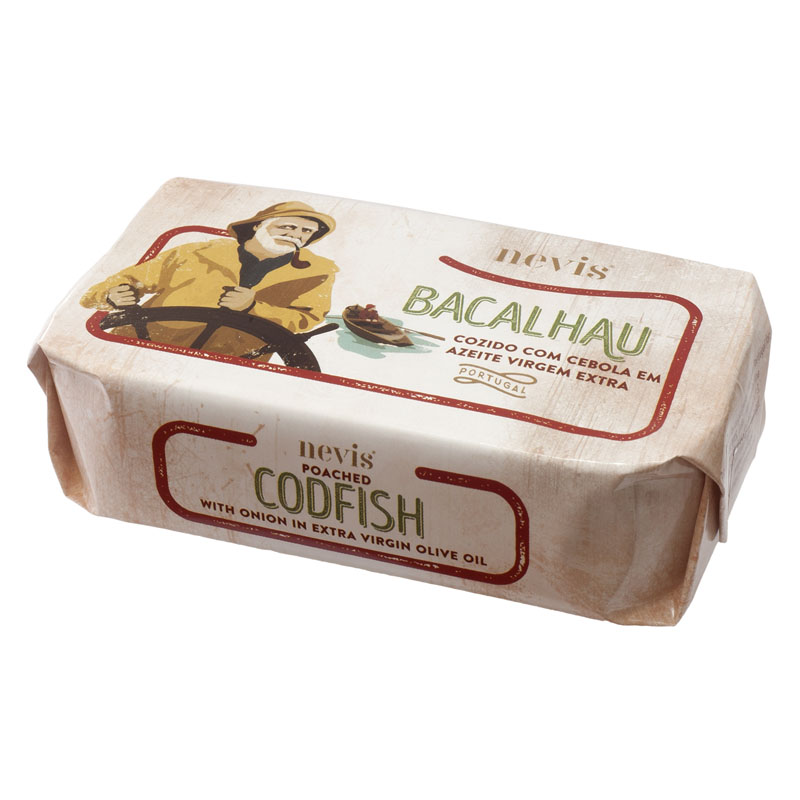 Nevis Poached Codfish with Onion in Extra Virgin Olive Oil 120g