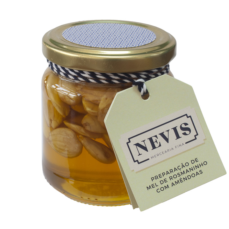 Nevis Wild Lavender Honey with Almonds 250g
