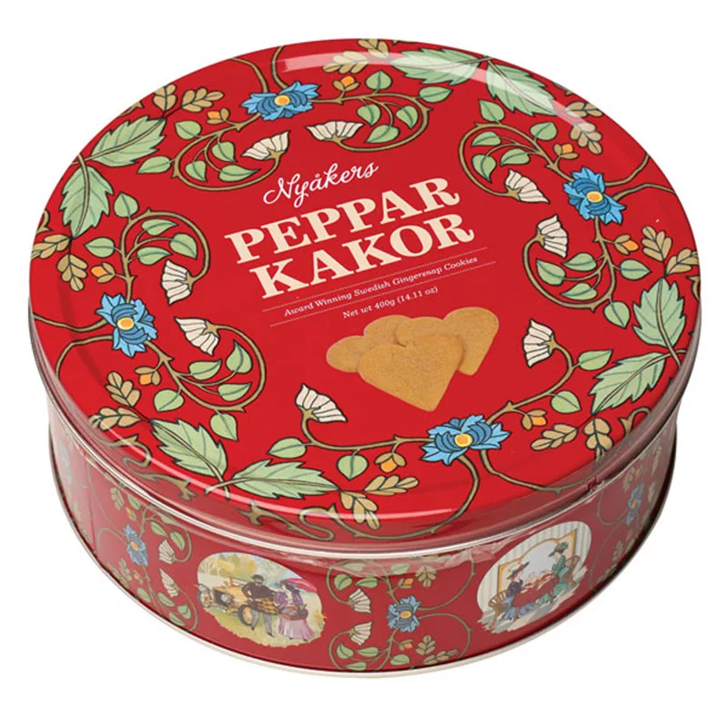 Nyakers Gingerhearts Red Tin 400g