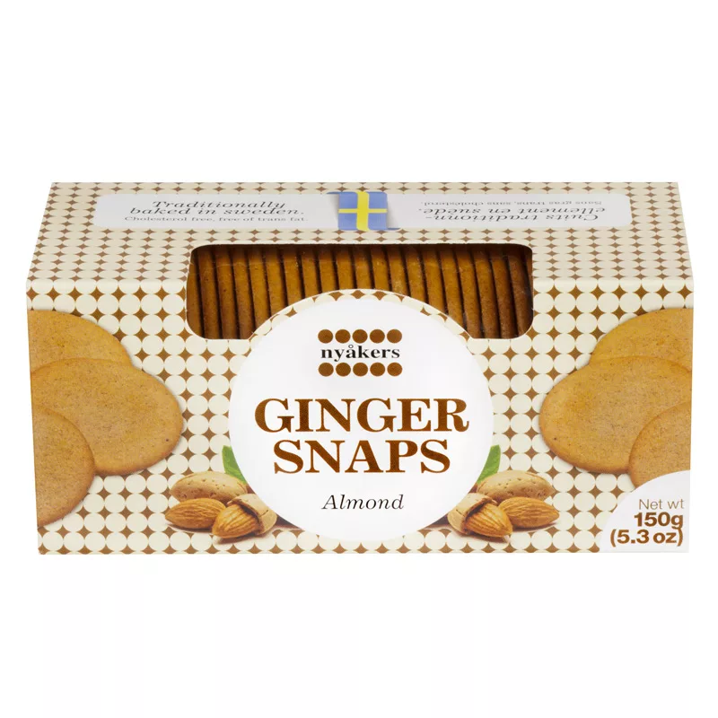 Nyakers Gingersnaps Almond 150g