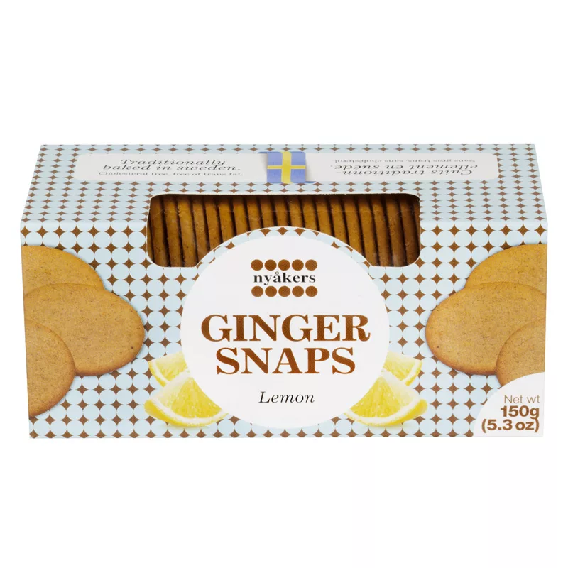 Nyakers Gingersnaps Lemon 150g