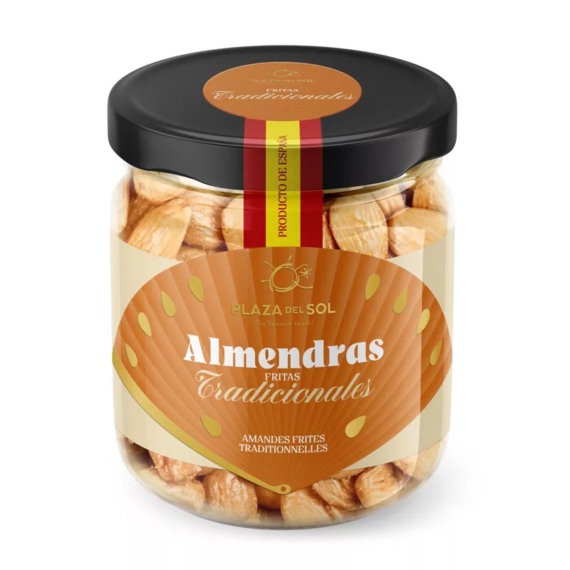 Plaza del Sol Fried Almonds Without Skin 110g