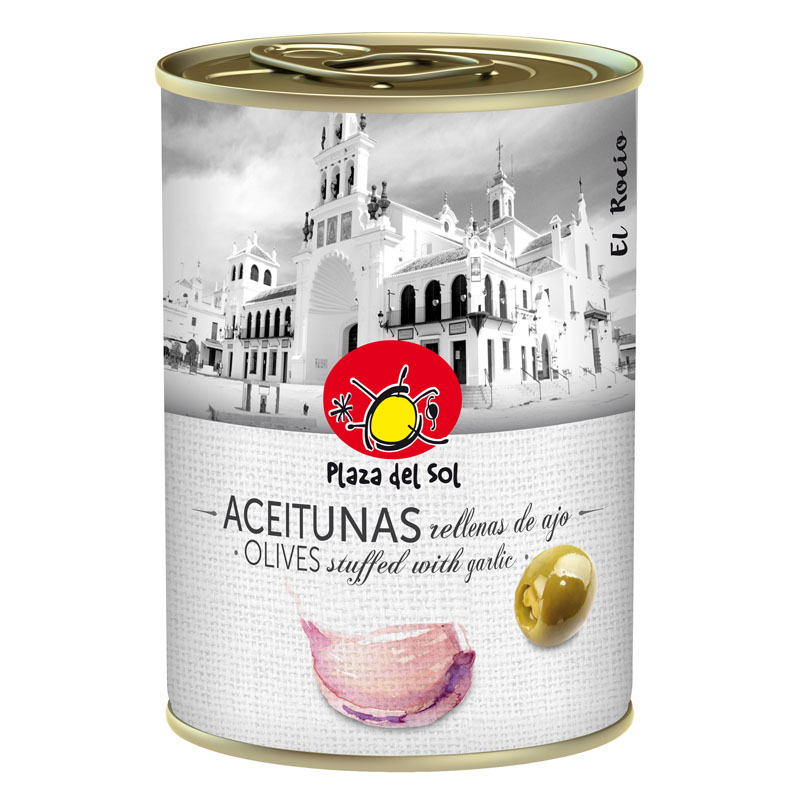 Plaza del Sol Olives Stuffed with Garlic 280g