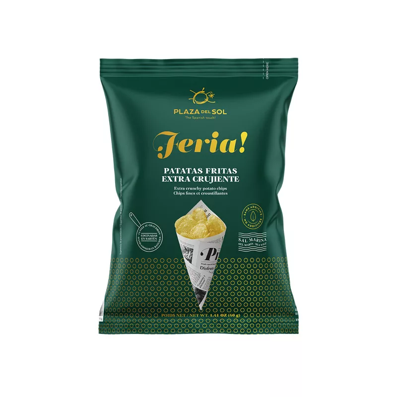 Plaza del Sol Potato Chips Feria Extra Crunchy 40g