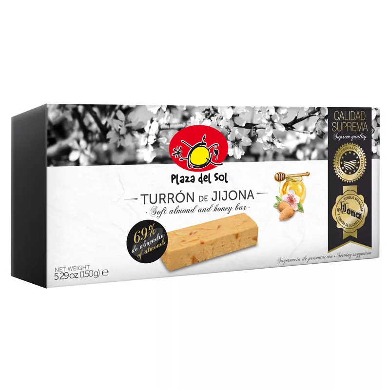 Plaza del Sol Soft Almond and Honey Bar 150g