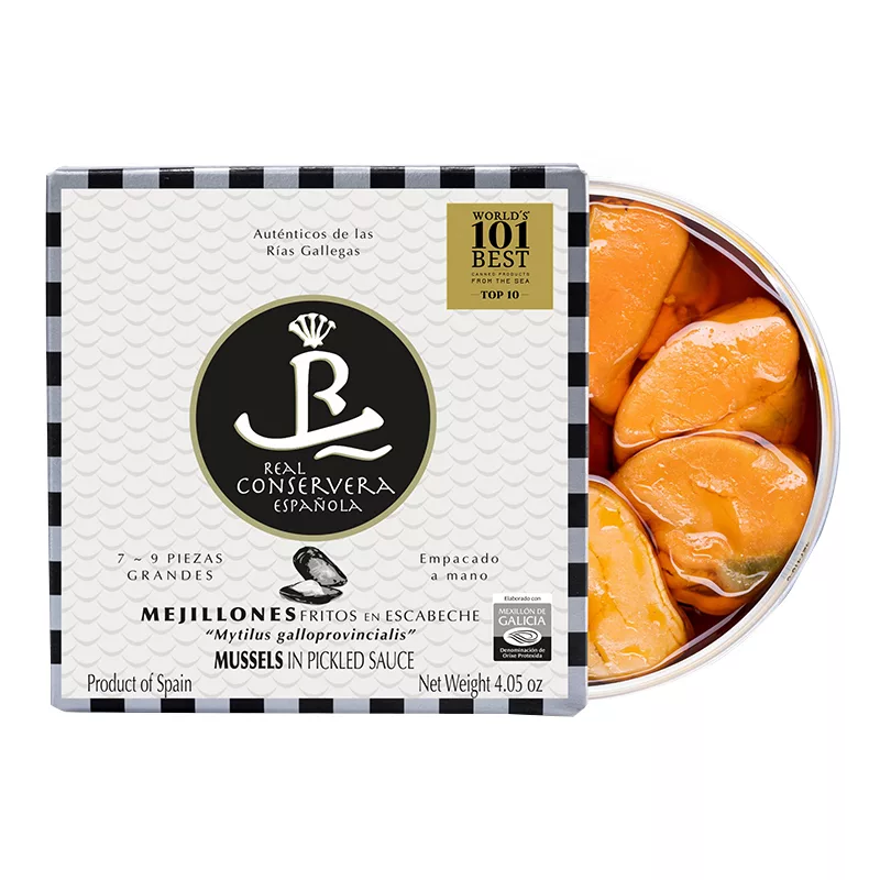Real Conservera Española Mussels Escabeche Sauce 115g