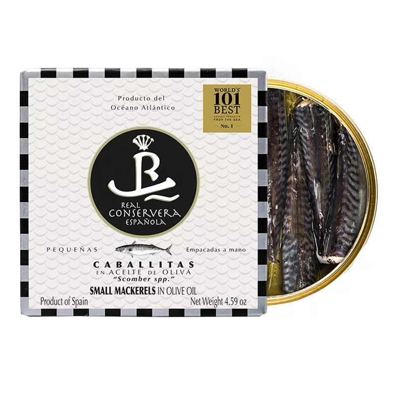 Real Conservera Española Small Mackerels in Olive Oil 130g