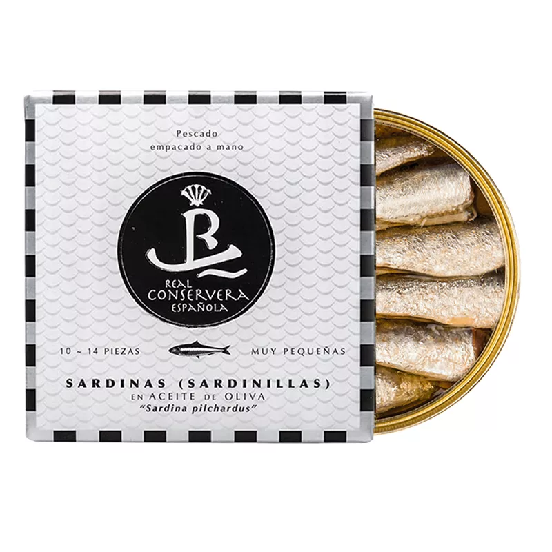 Real Conservera Española Small Sardines in Olive Oil 112g
