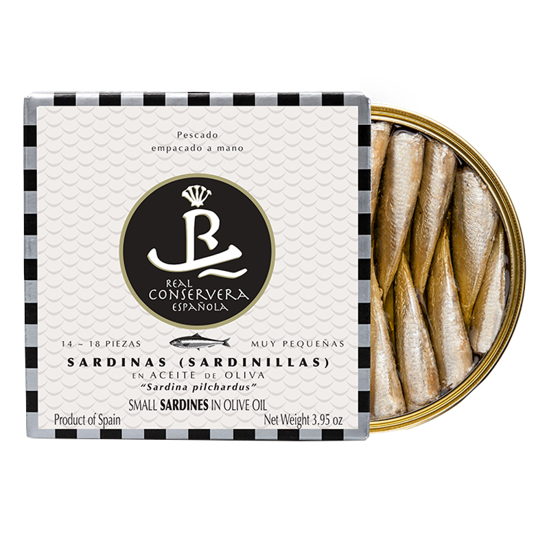 Real Conservera Española Small Sardines in Olive Oil 112g