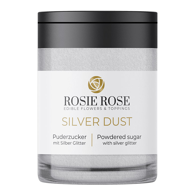 Rosie Rose Silver Glitter Dust 30g